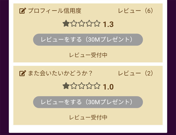 割り切り女性のレビュー